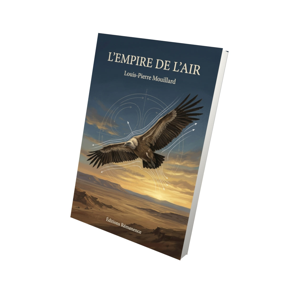 Livre L’Empire de l’air par Louis-Pierre Mouillard - Vue 3D - Editions Remanence