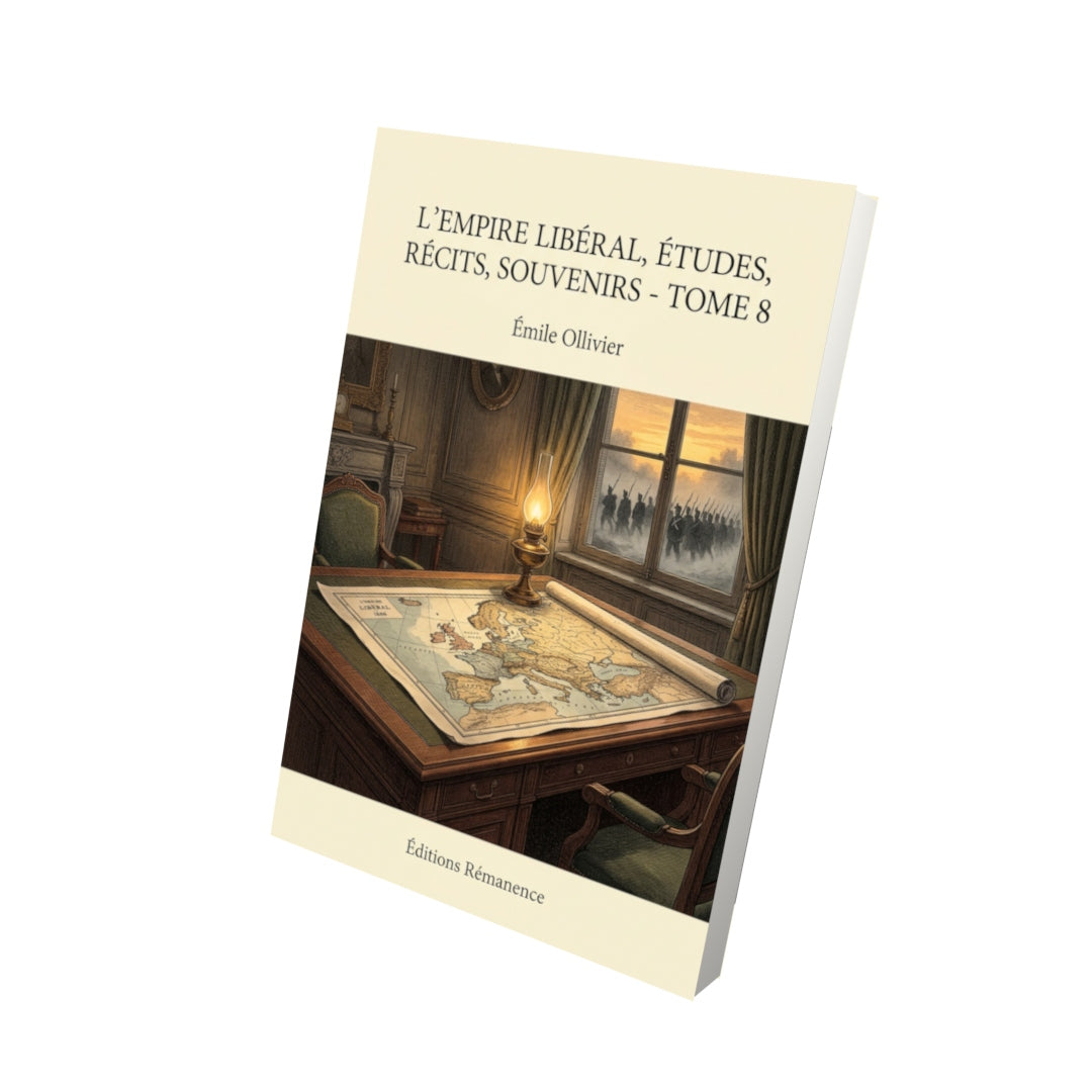 Livre L’Empire libéral, études, récits, souvenirs - Tome 8 par Émile Ollivier - Vue 3D - Editions Remanence