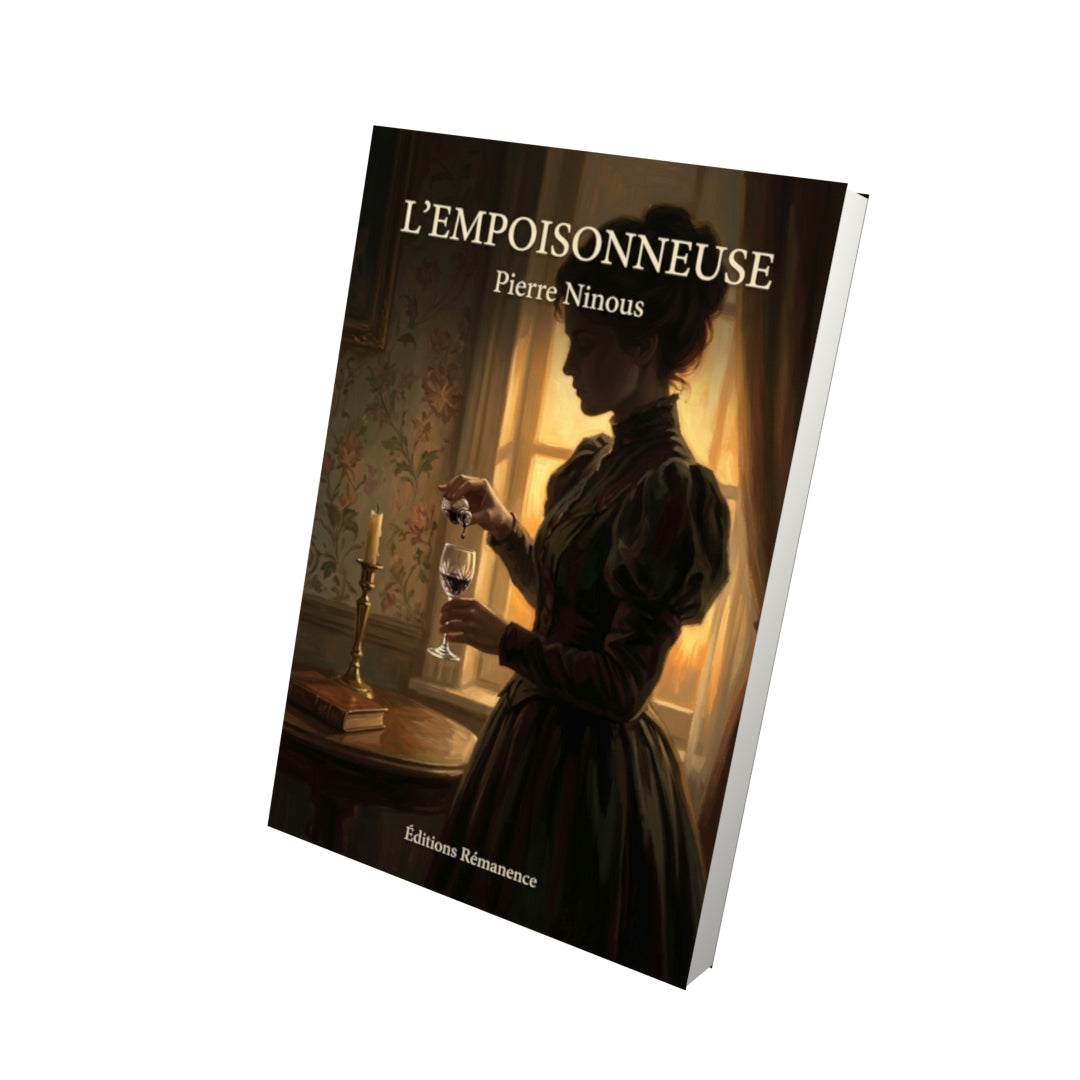 Livre L’Empoisonneuse par Pierre Ninous - Vue 3D - Editions Remanence
