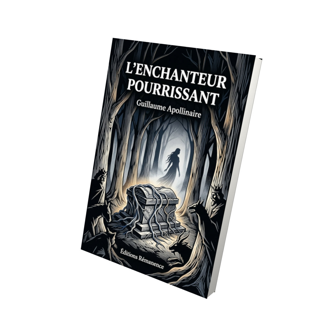 Livre L’Enchanteur pourrissant par Guillaume Apollinaire - Vue 3D - Editions Remanence