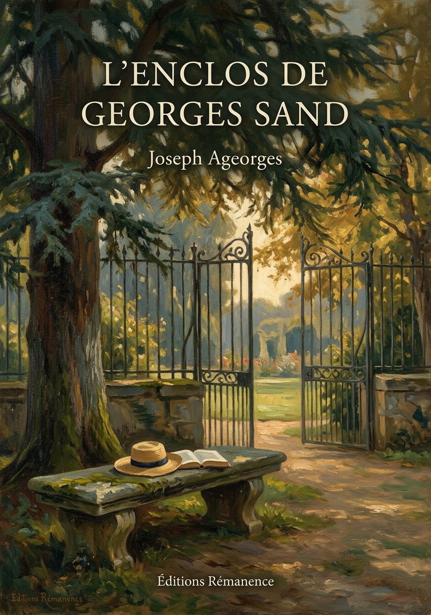 Livre L’enclos de Georges Sand par Joseph Ageorges - Couverture - Editions Remanence