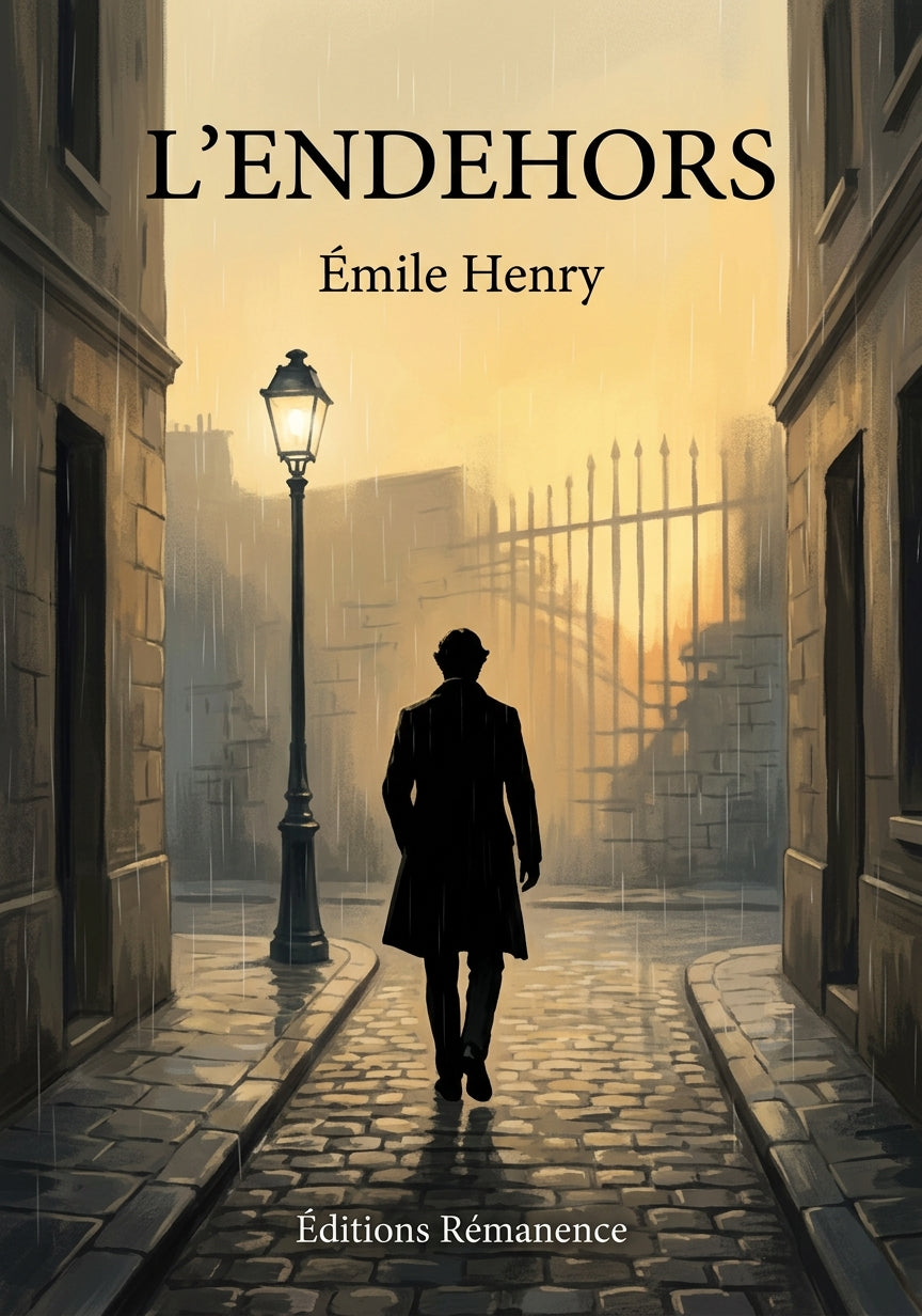 Livre L’Endehors par Émile Henry - Couverture - Editions Remanence