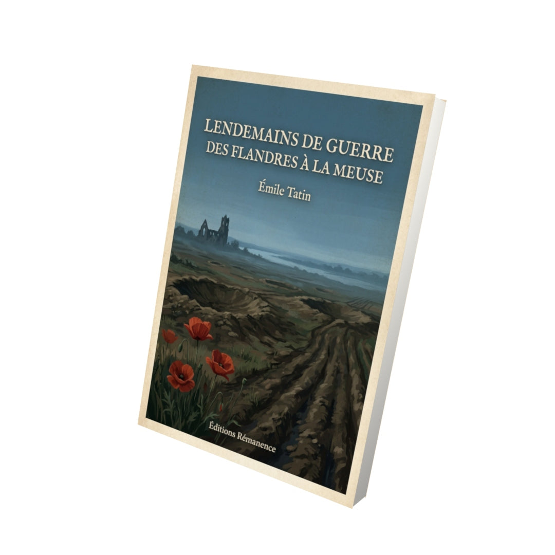 Livre Lendemains de Guerre des Flandres à la Meuse - Émile Tatin - Vue 3D - Editions Remanence