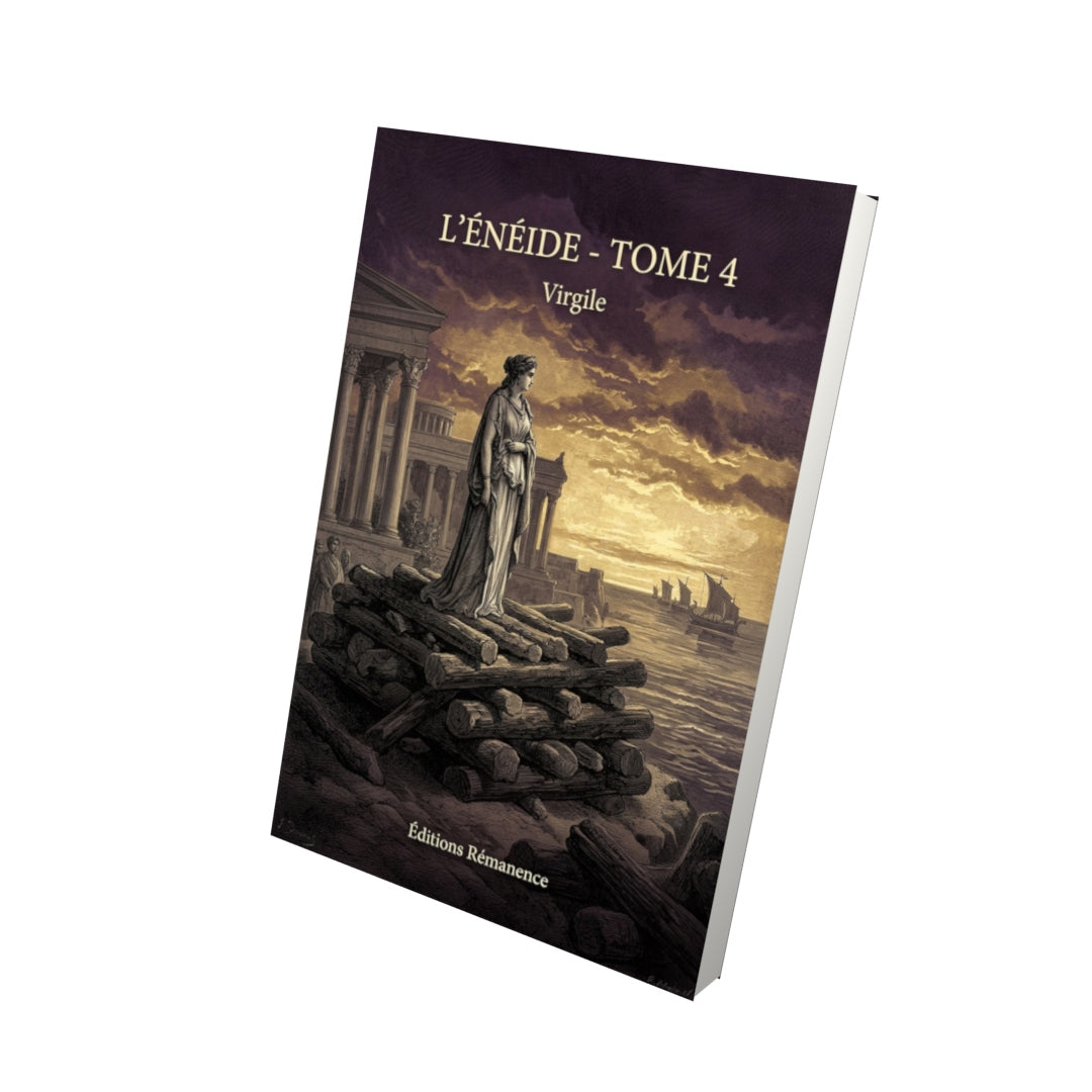 Livre L’Énéide - Tome 4 par Virgile - Vue 3D - Editions Remanence