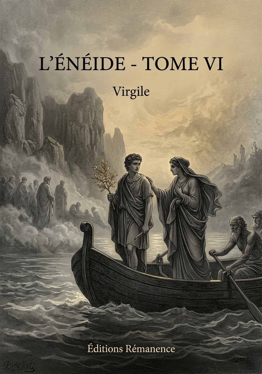 Livre L’Énéide - Tome VI par Virgile - Couverture - Editions Remanence