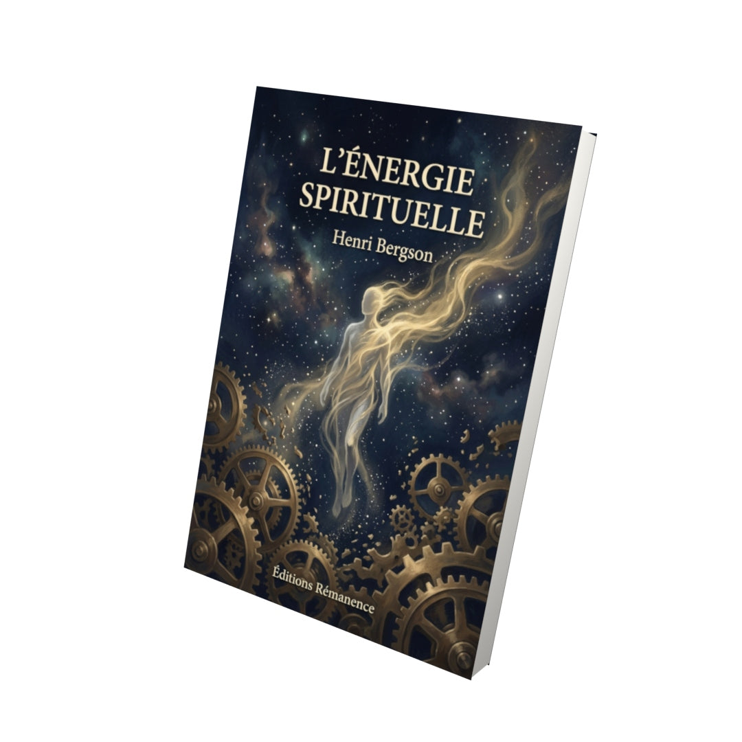 Livre L’Énergie spirituelle par Henri Bergson - Vue 3D - Editions Remanence