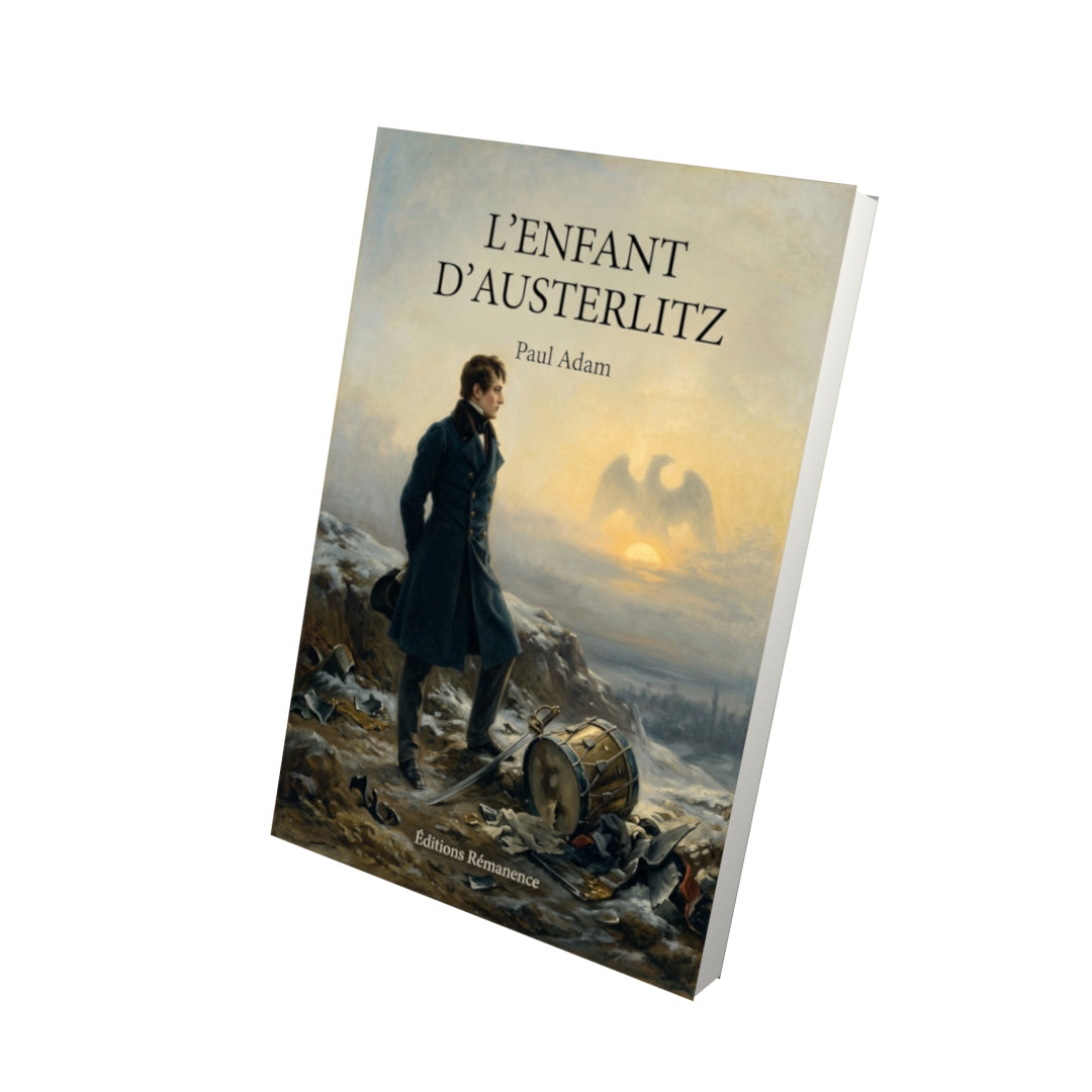 Livre L’Enfant d’Austerlitz par Paul Adam - Vue 3D - Editions Remanence