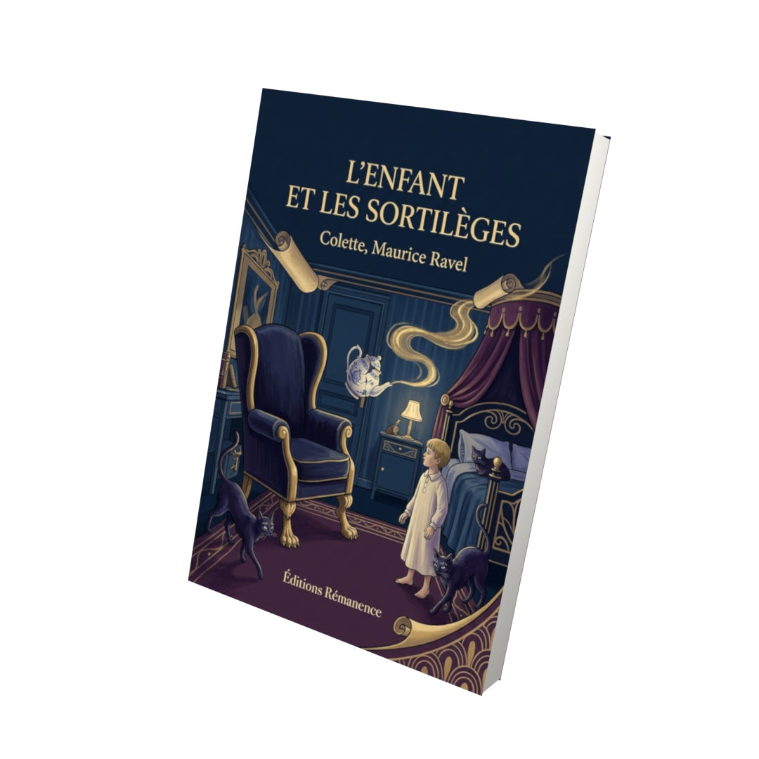 Livre L’Enfant et les Sortilèges par Colette, Maurice Ravel - Vue 3D - Editions Remanence