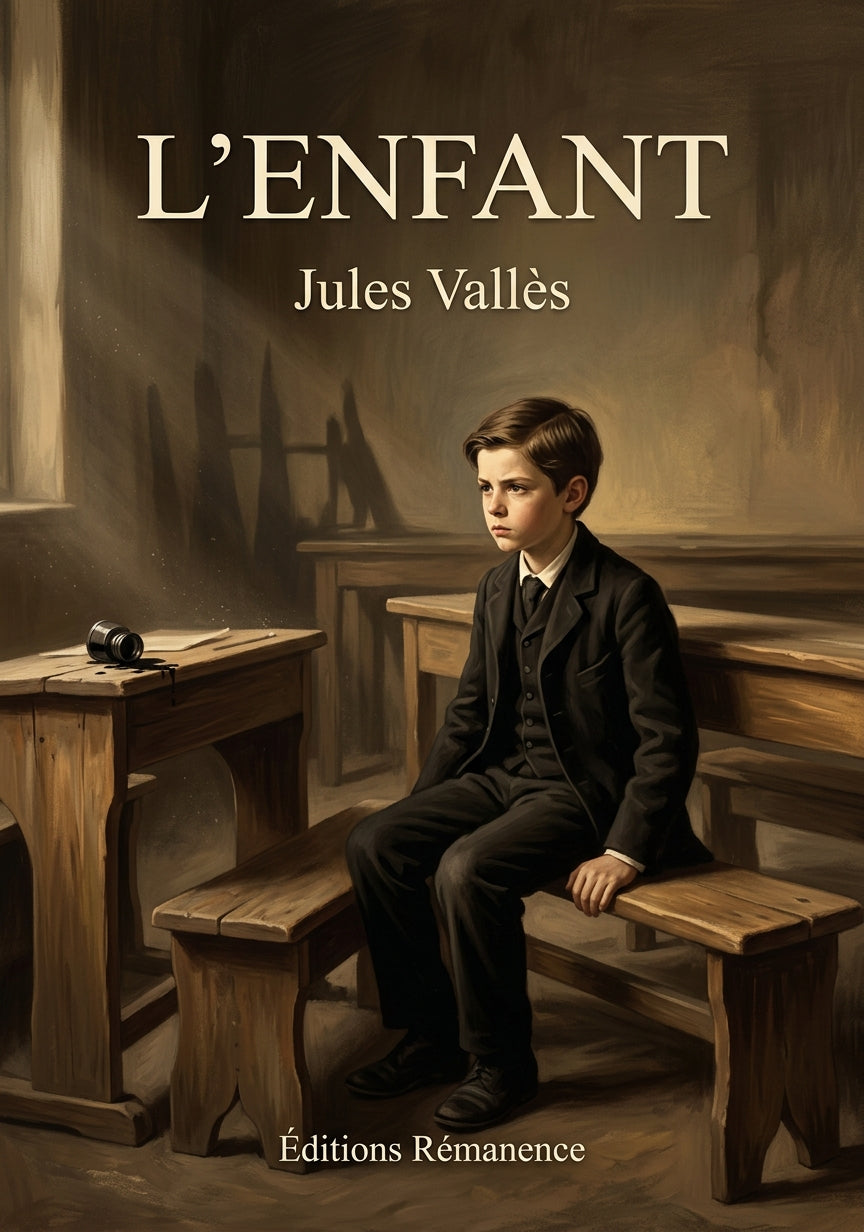 Livre L’Enfant par Jules Vallès - Couverture - Editions Remanence