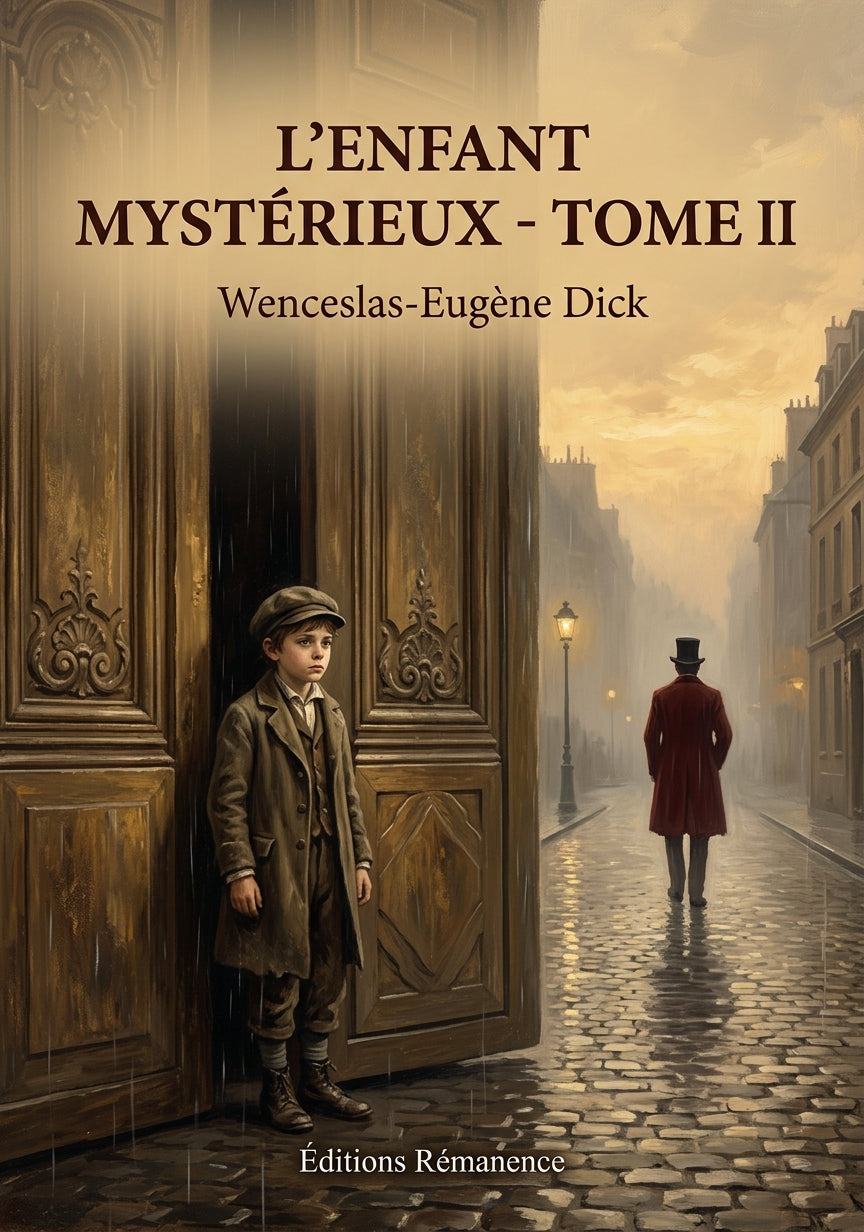 Livre L’enfant mystérieux - Tome II par Wenceslas-Eugène Dick - Couverture - Editions Remanence