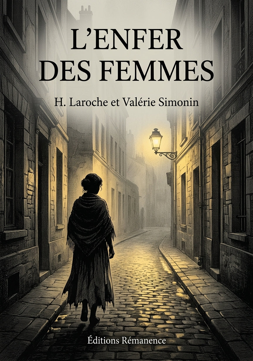 Livre L’Enfer des femmes par H. Laroche et Valérie Simonin - Couverture - Editions Remanence