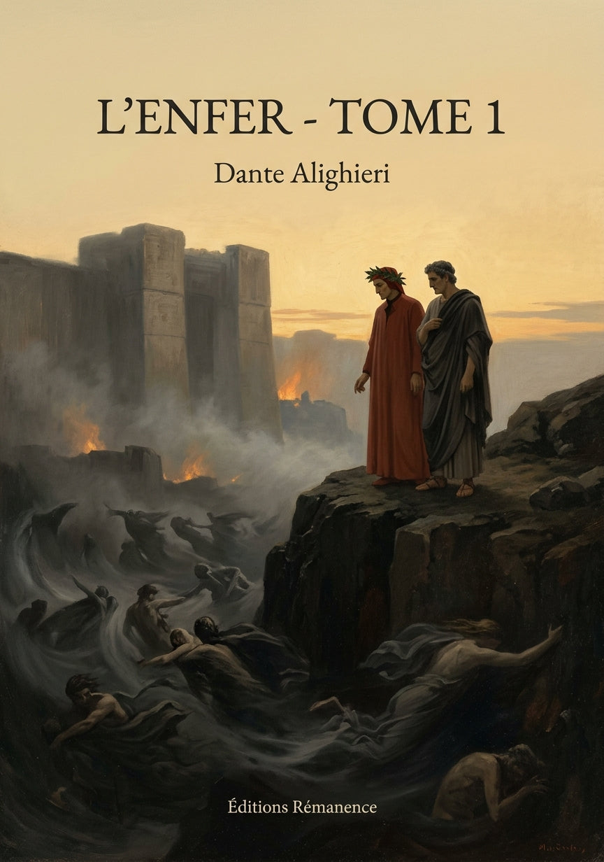Livre L’Enfer - Tome 1 par Dante Alighieri - Couverture - Editions Remanence