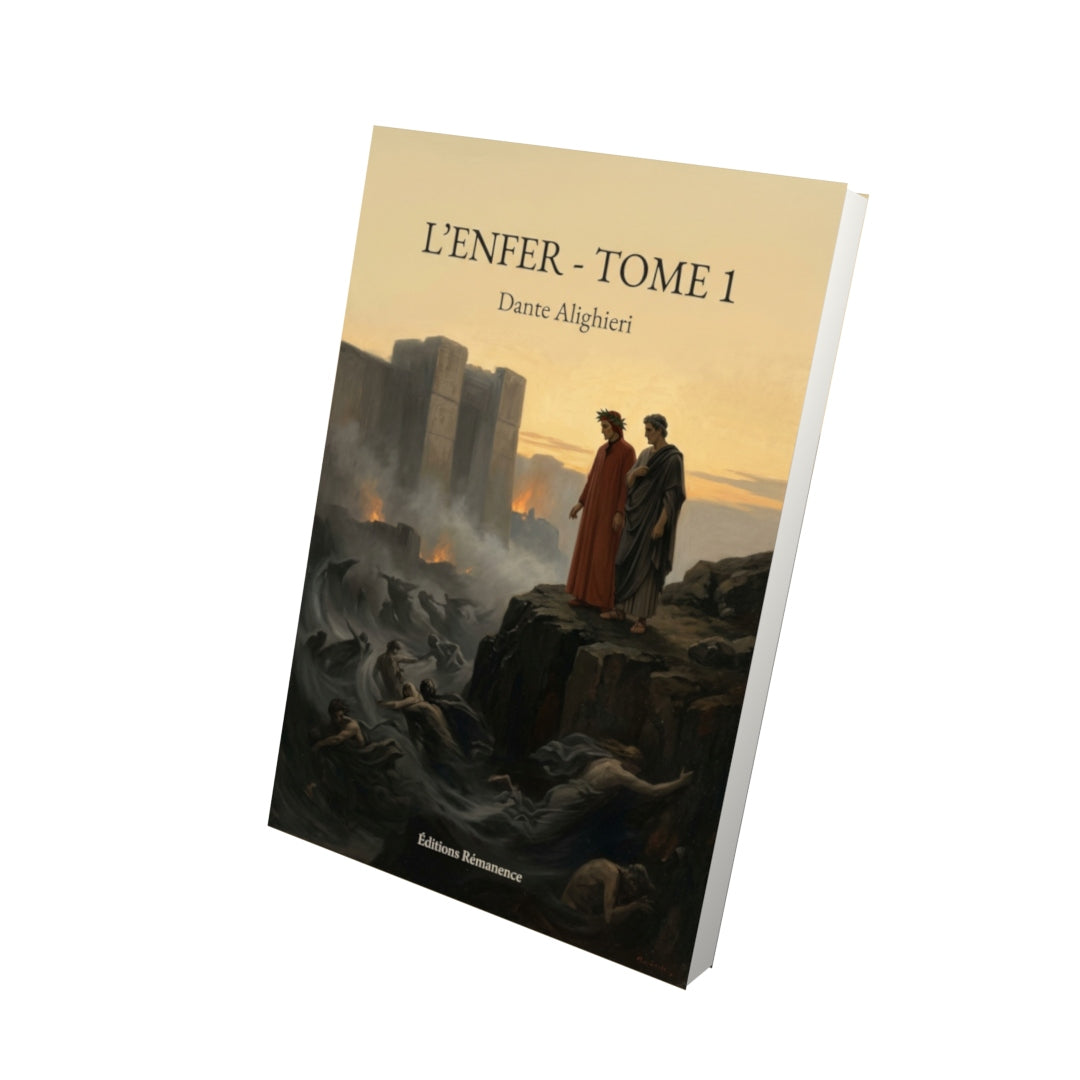 Livre L’Enfer - Tome 1 par Dante Alighieri - Vue 3D - Editions Remanence