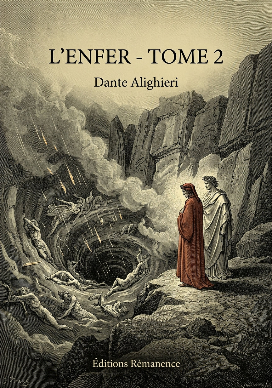 Livre L’Enfer - Tome 2 par Dante Alighieri - Couverture - Editions Remanence