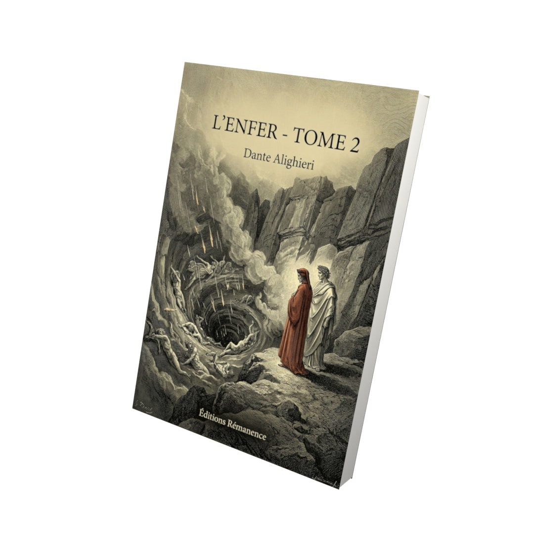 Livre L’Enfer - Tome 2 par Dante Alighieri - Vue 3D - Editions Remanence