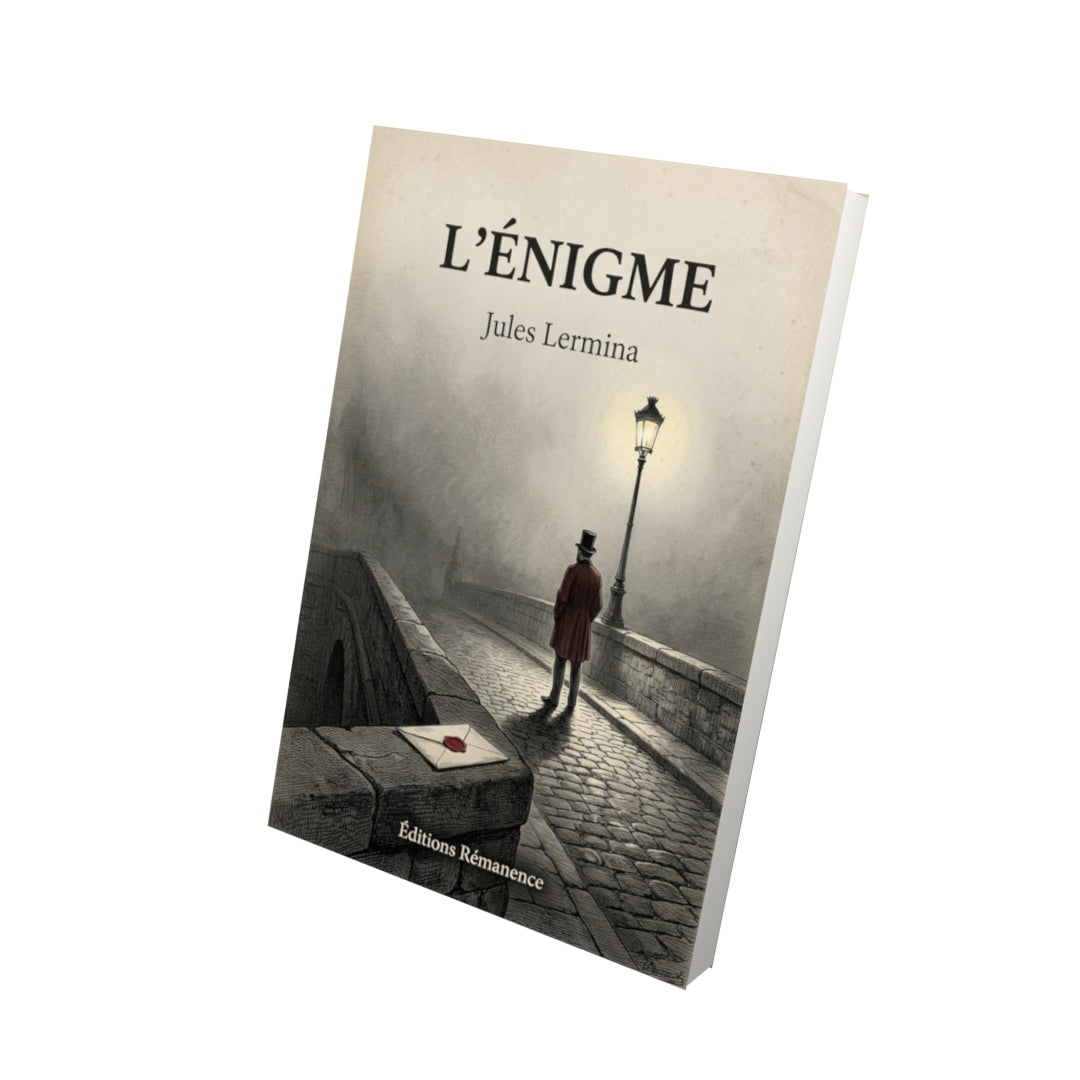 Livre L’Énigme par Jules Lermina - Vue 3D - Editions Remanence