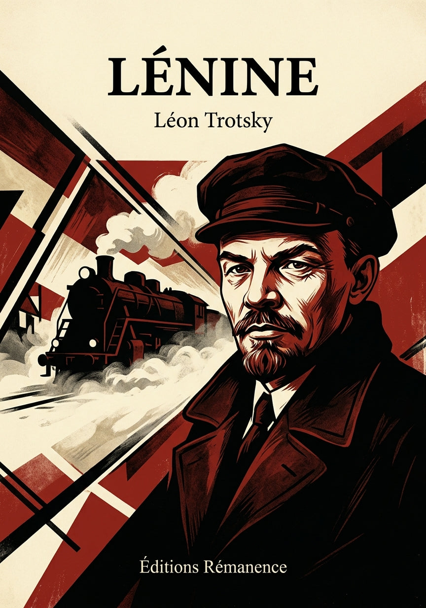 Livre Lénine par Léon Trotsky - Couverture - Editions Remanence