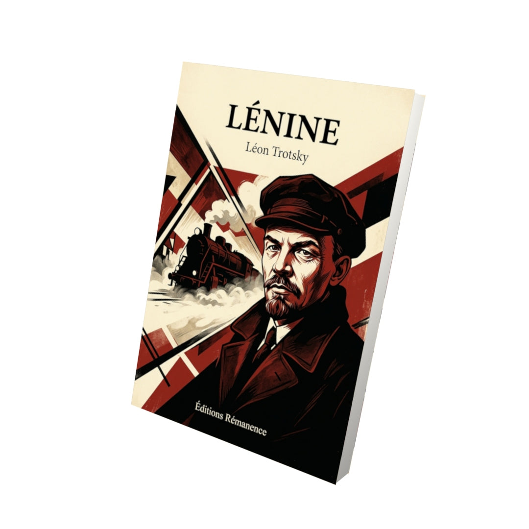 Livre Lénine par Léon Trotsky - Vue 3D - Editions Remanence