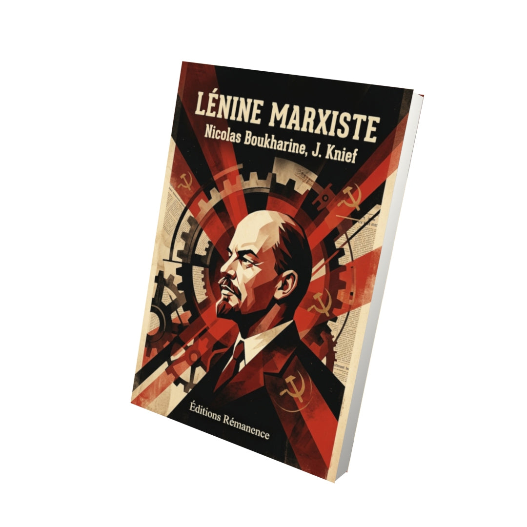 Livre Lénine marxiste par Nicolas Boukharine, J. Knief - Vue 3D - Editions Remanence