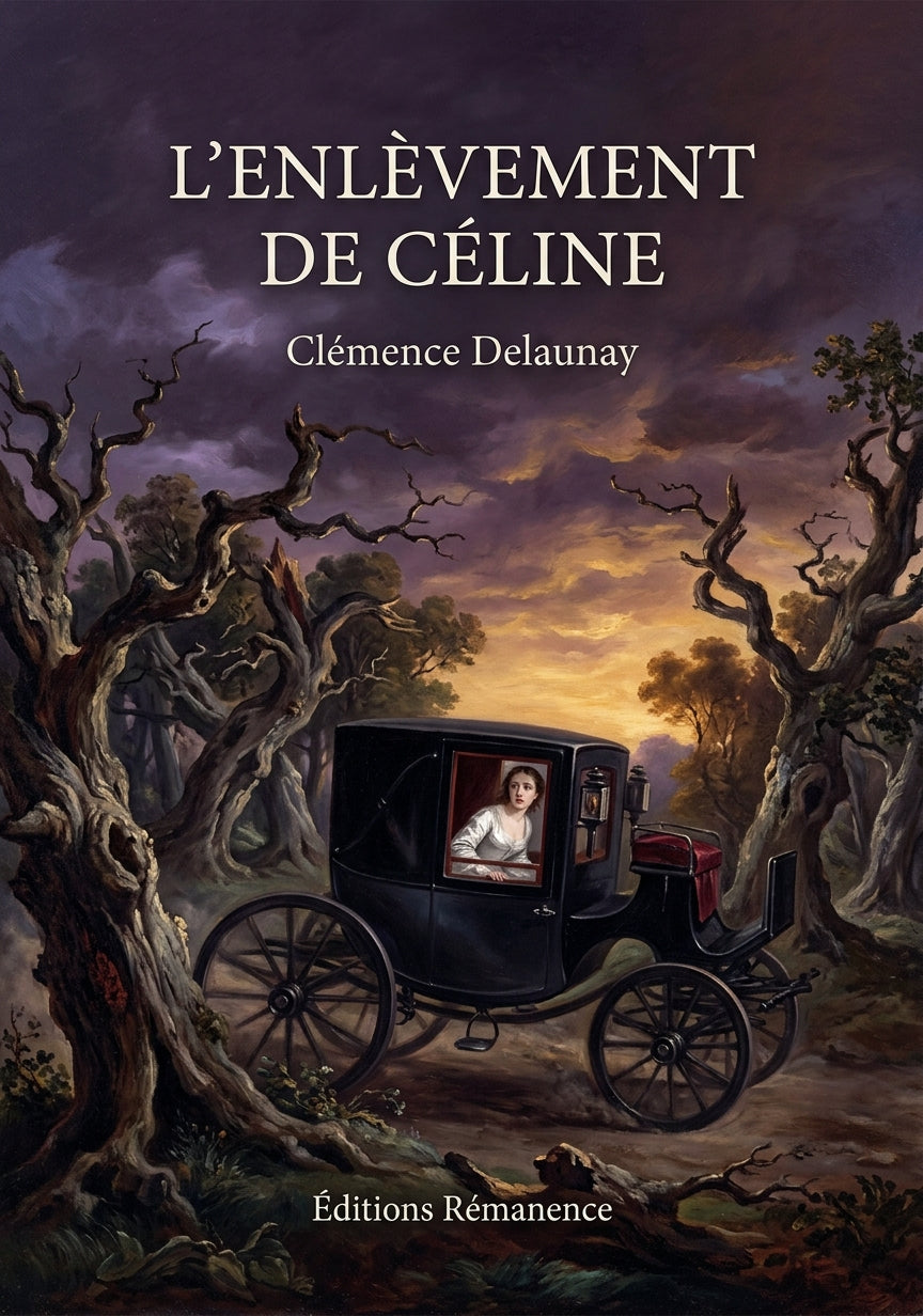 Livre L’Enlèvement de Céline par Clémence Delaunay - Couverture - Editions Remanence