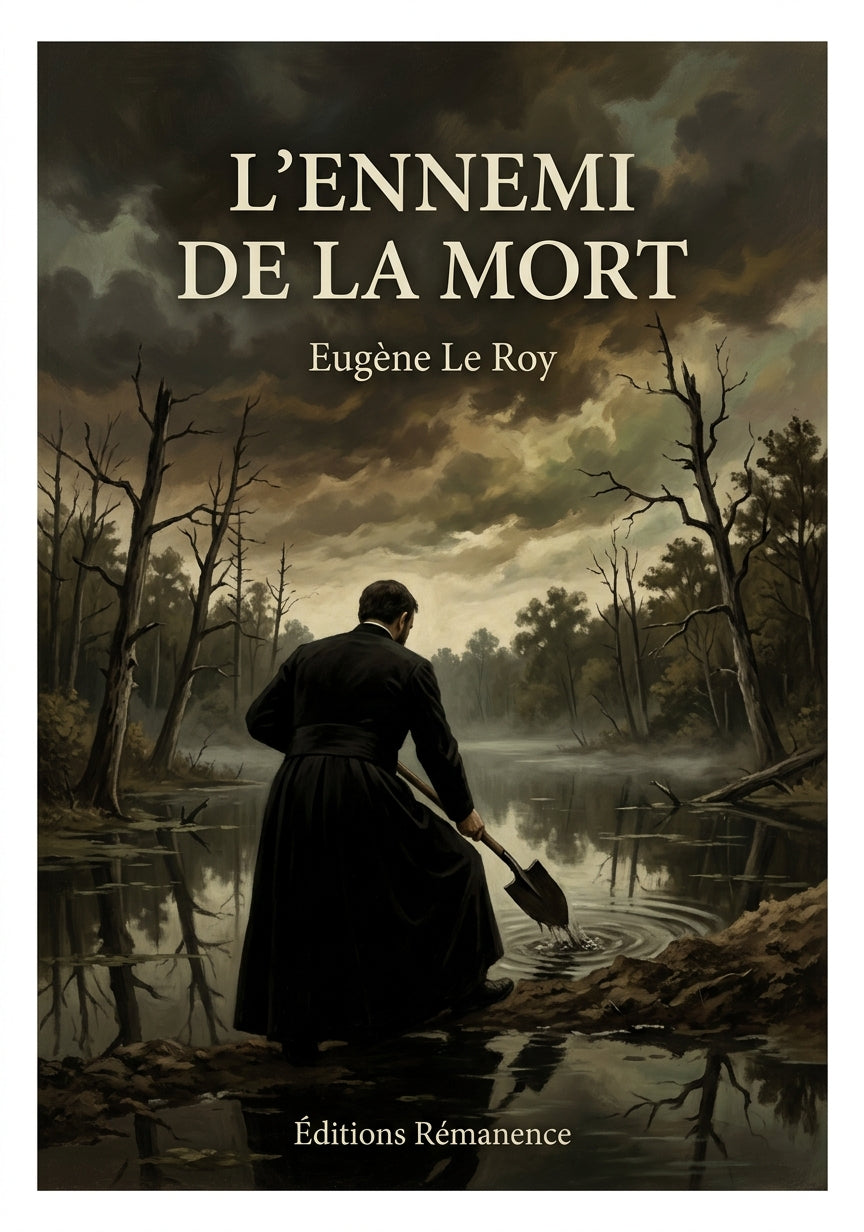 Livre L’Ennemi de la mort par Eugène Le Roy - Couverture - Editions Remanence