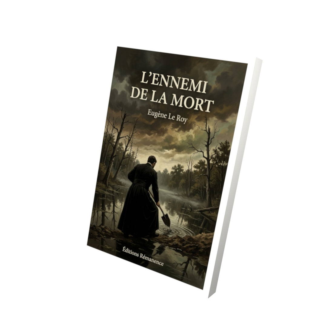 Livre L’Ennemi de la mort par Eugène Le Roy - Vue 3D - Editions Remanence