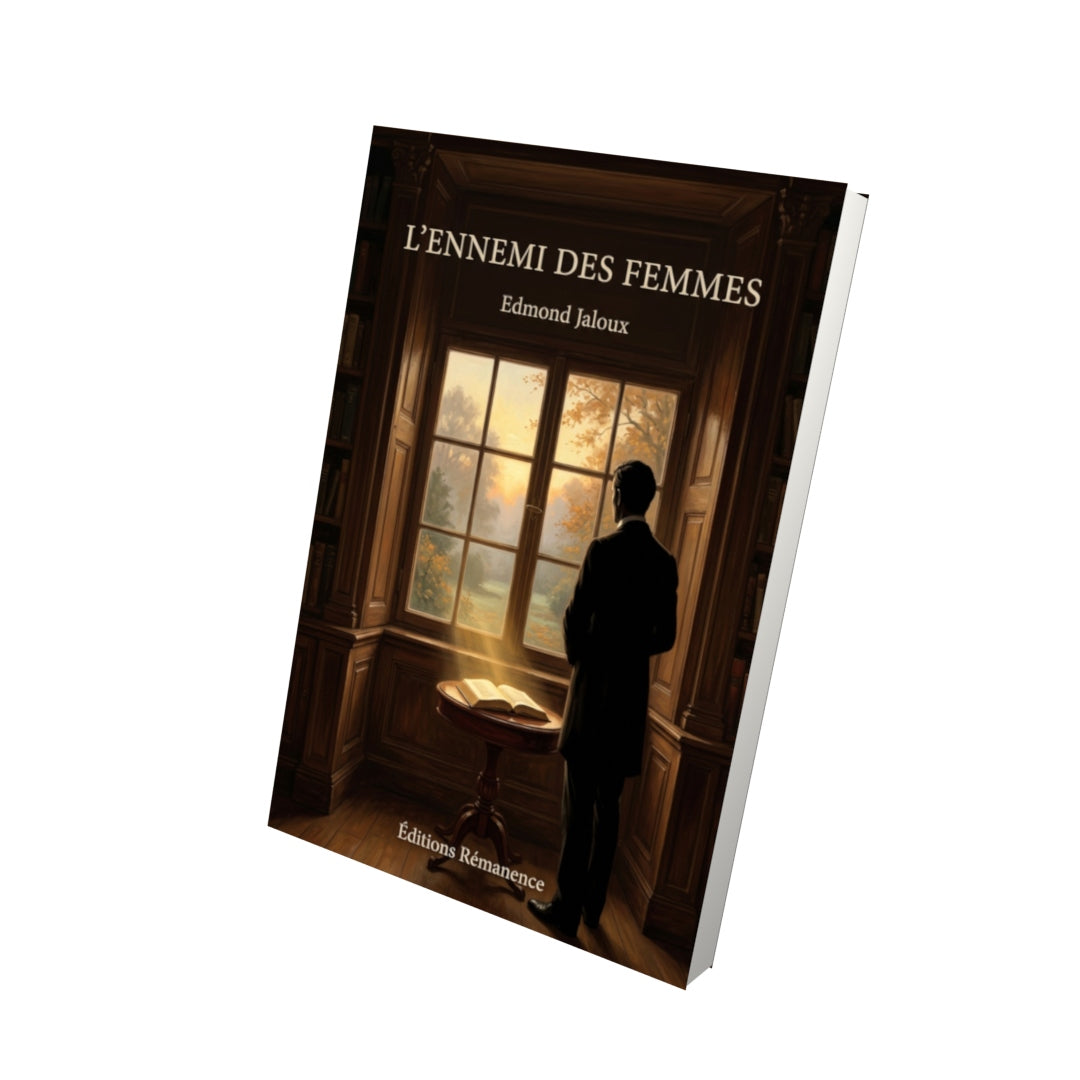 Livre L’Ennemi des femmes par Edmond Jaloux - Vue 3D - Editions Remanence