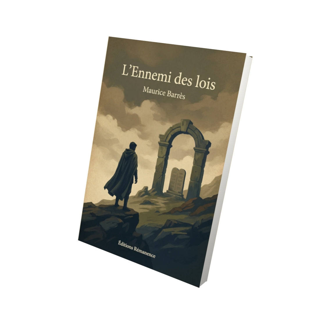 Livre L’Ennemi des lois – Maurice Barrès - Vue 3D - Editions Remanence