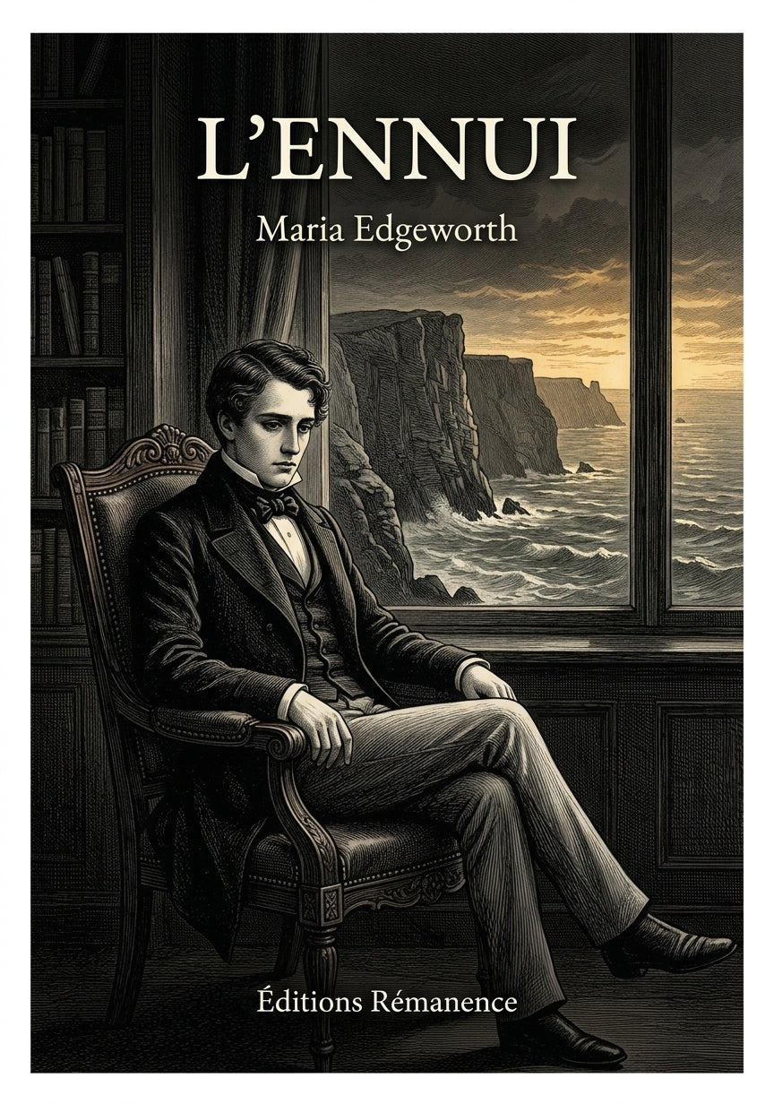 Livre L’Ennui par Maria Edgeworth - Couverture - Editions Remanence