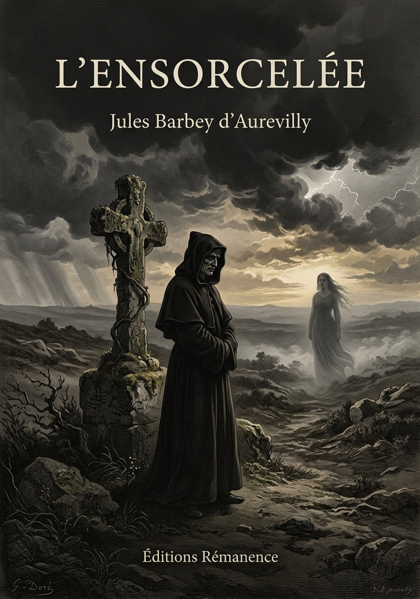 Livre L’Ensorcelée par Jules Barbey d’Aurevilly - Couverture - Editions Remanence