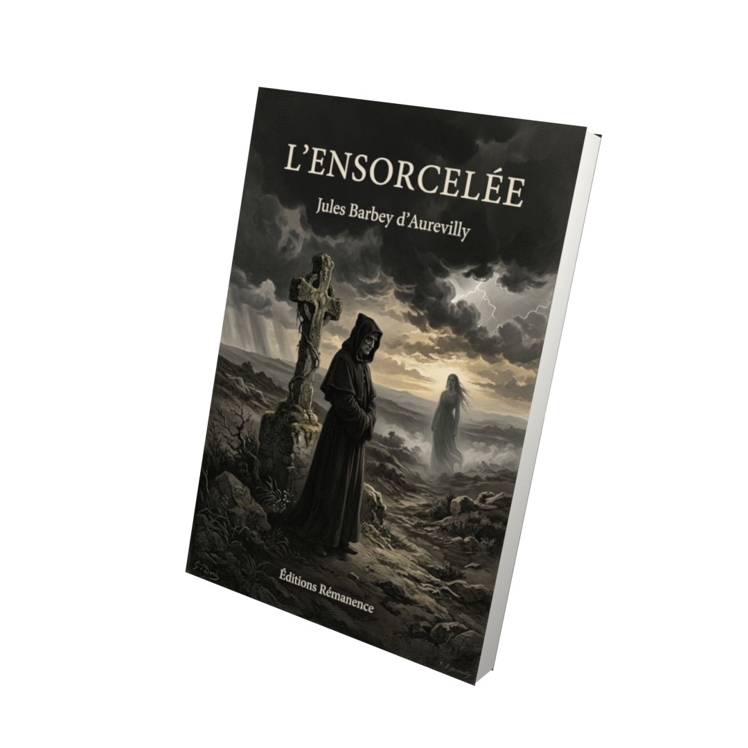 Livre L’Ensorcelée par Jules Barbey d’Aurevilly - Vue 3D - Editions Remanence