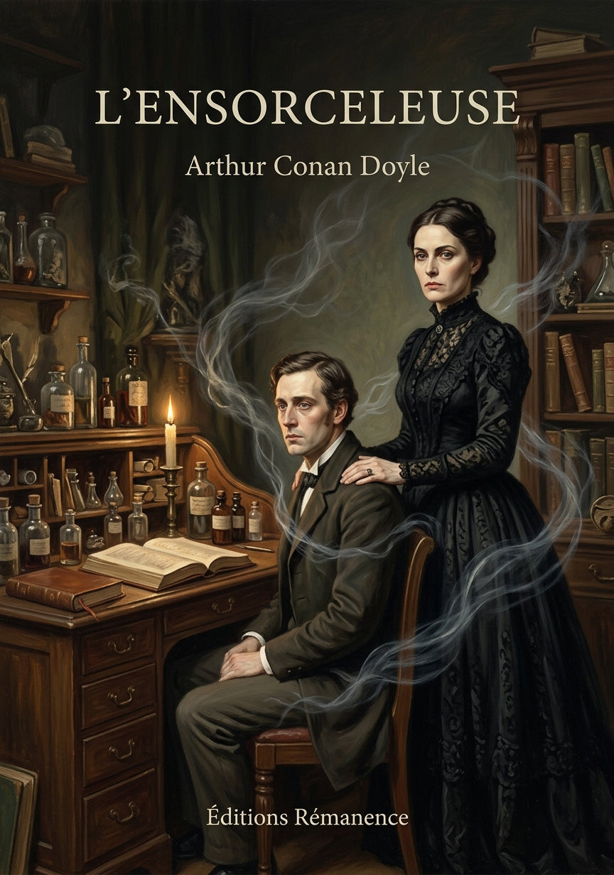 Livre L’Ensorceleuse par Arthur Conan Doyle - Couverture - Editions Remanence
