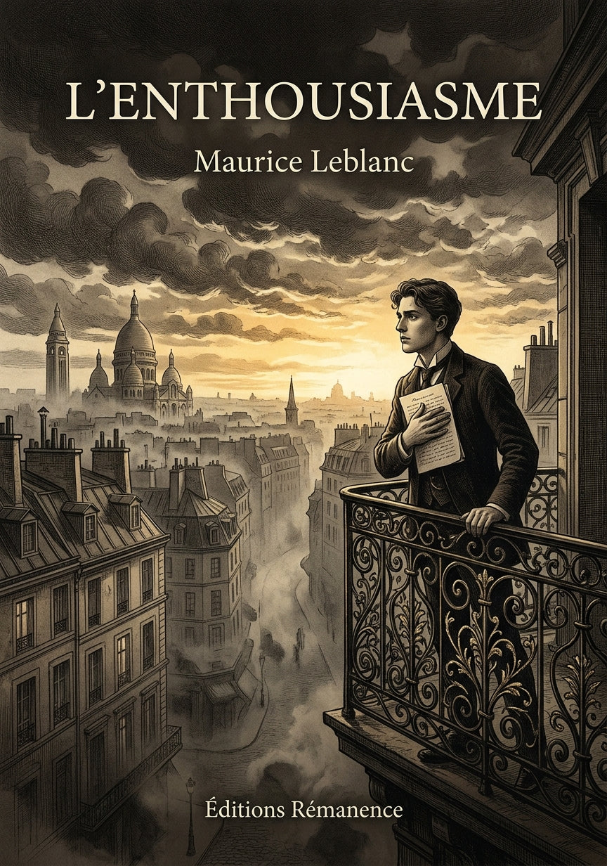 Livre L’Enthousiasme par Maurice Leblanc - Couverture - Editions Remanence