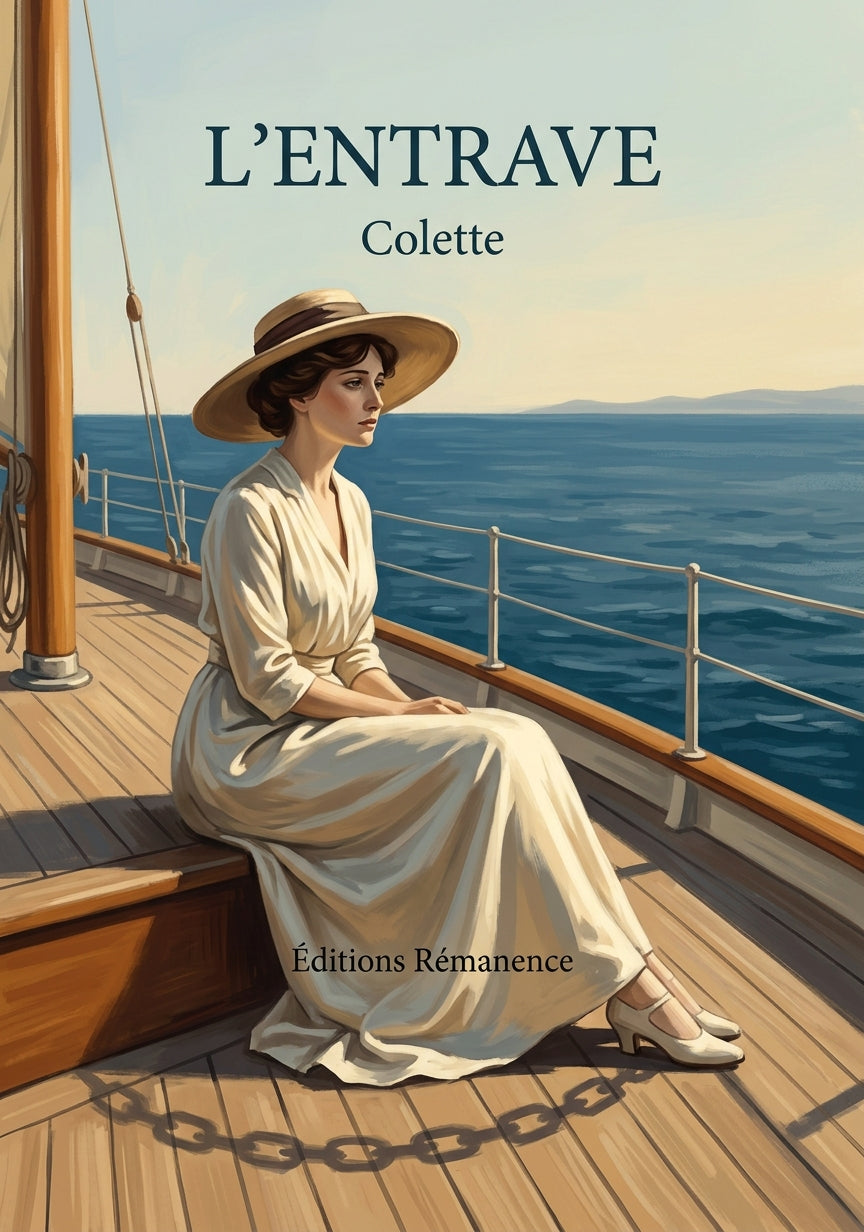 Livre L’Entrave par Colette - Couverture - Editions Remanence