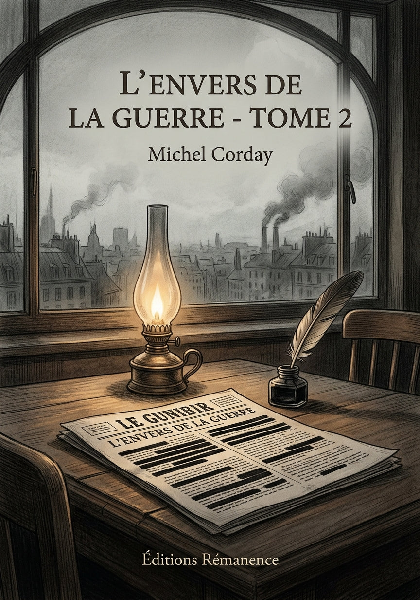 Livre L’Envers de la guerre - Tome 2 par Michel Corday - Couverture - Editions Remanence