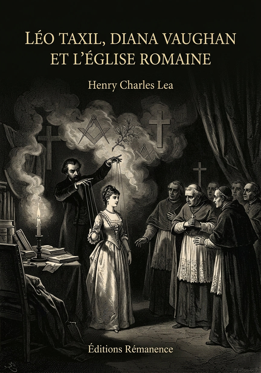 Livre Léo Taxil, Diana Vaughan et l’Église romaine par Henry Charles Lea - Couverture - Editions Remanence