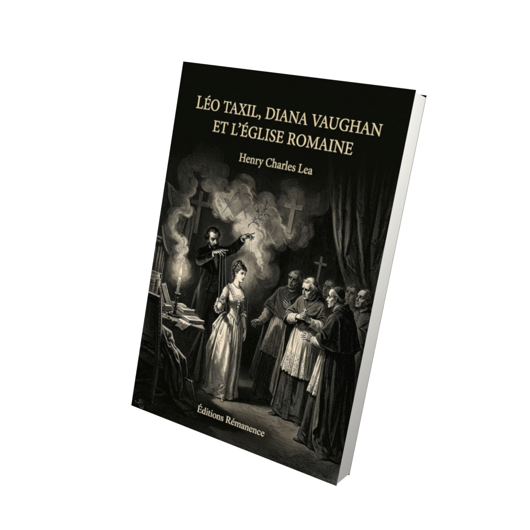 Livre Léo Taxil, Diana Vaughan et l’Église romaine par Henry Charles Lea - Vue 3D - Editions Remanence