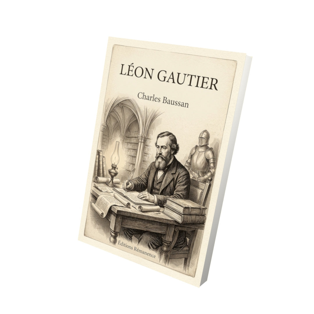 Livre Léon Gautier - Charles Baussan - Vue 3D - Editions Remanence