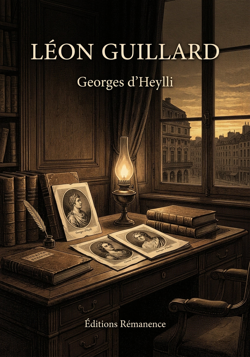 Livre Léon Guillard par Georges d’Heylli - Couverture - Editions Remanence