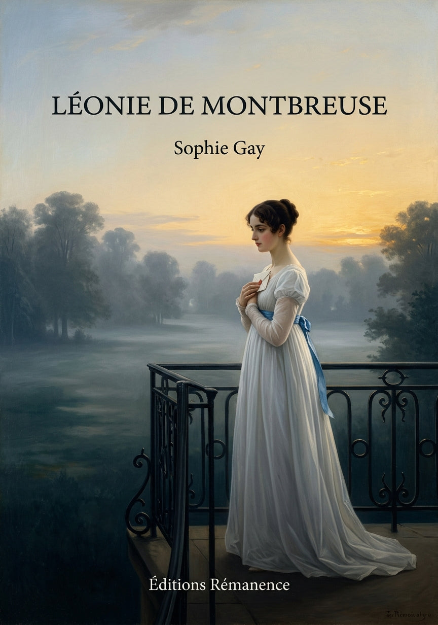 Livre Léonie de Montbreuse par Sophie Gay - Couverture - Editions Remanence