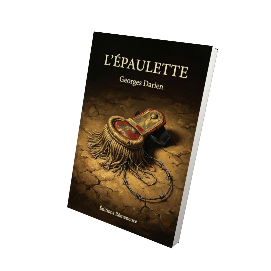 Livre L’Épaulette par Georges Darien - Vue 3D - Editions Remanence