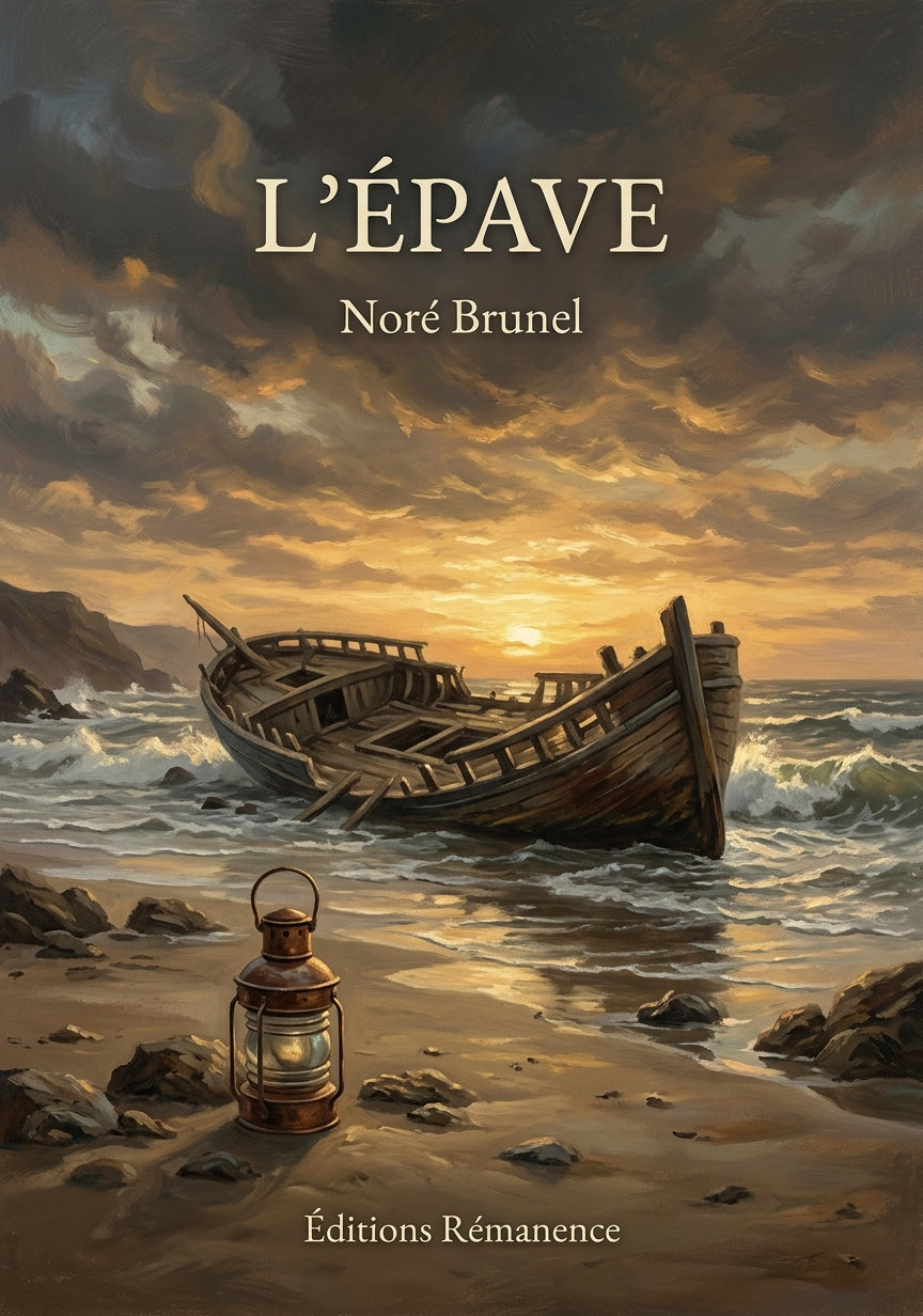 Livre L’Épave par Noré Brunel - Couverture - Editions Remanence