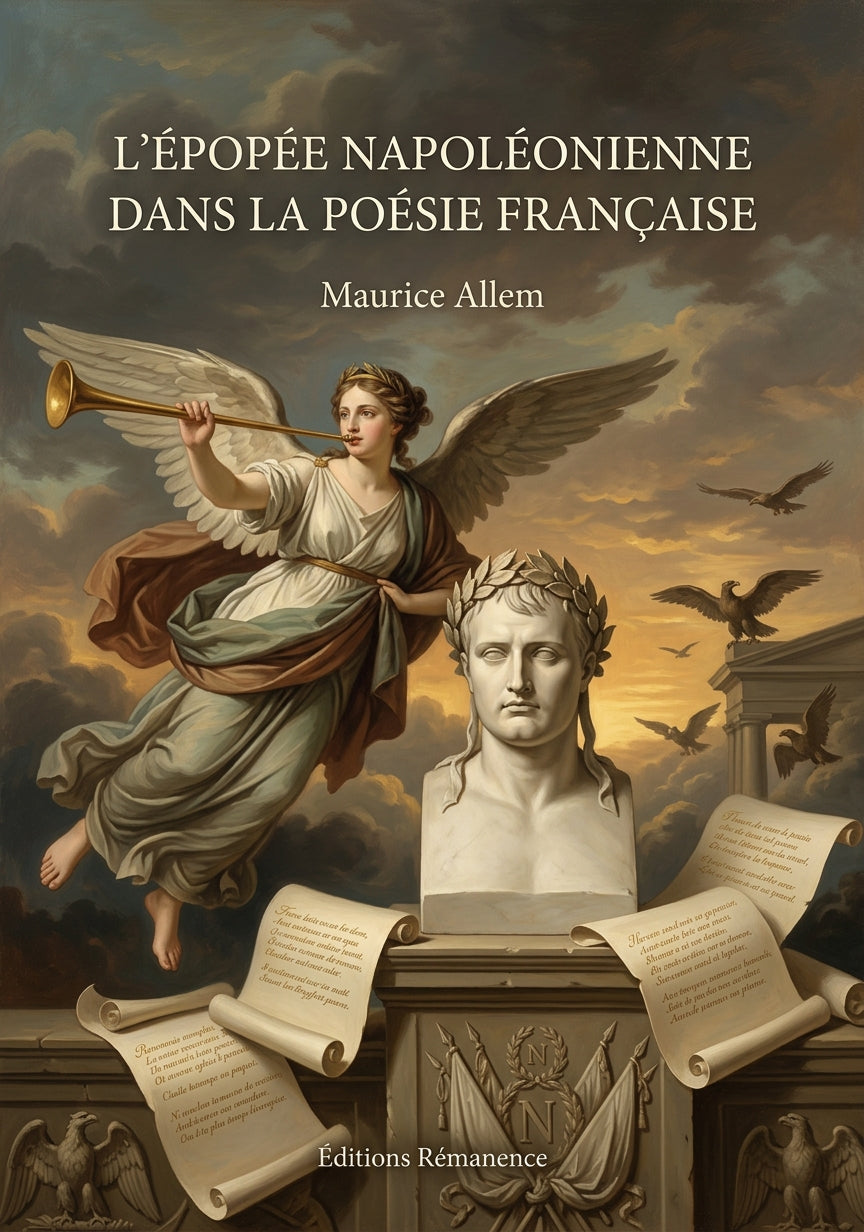 Livre L’Épopée napoléonienne dans la poésie française par Maurice Allem - Couverture - Editions Remanence