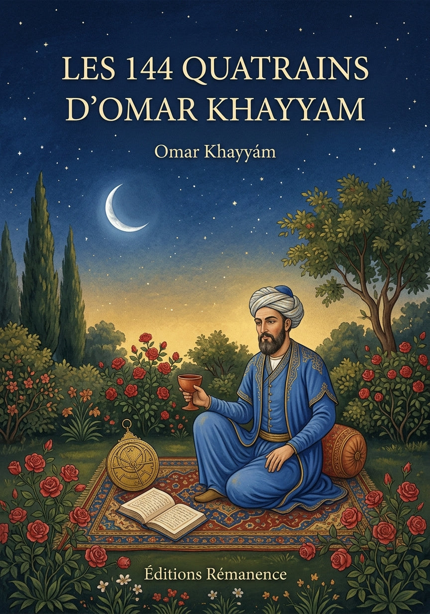 Livre Les 144 Quatrains d’Omar Khayyam par Omar Khayyám - Couverture - Editions Remanence