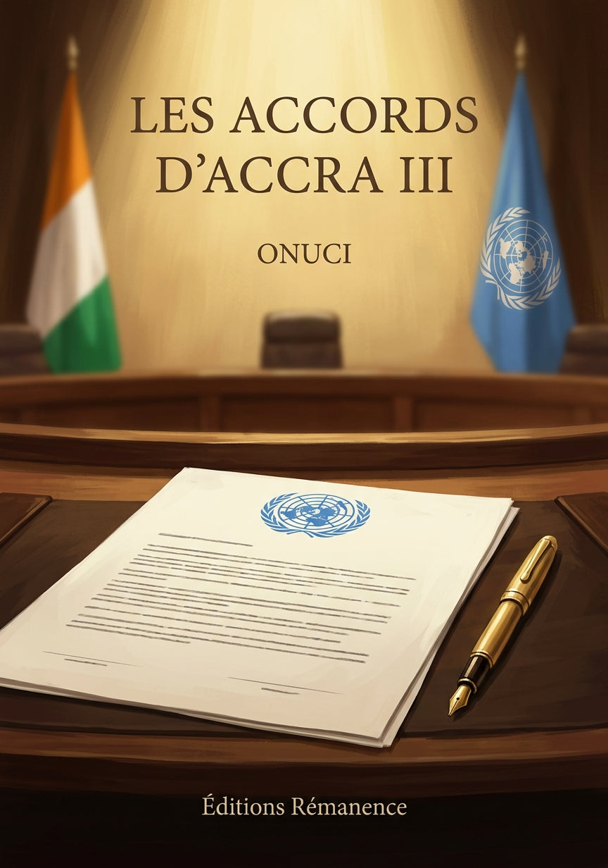 Livre Les Accords d’Accra III par ONUCI - Couverture - Editions Remanence