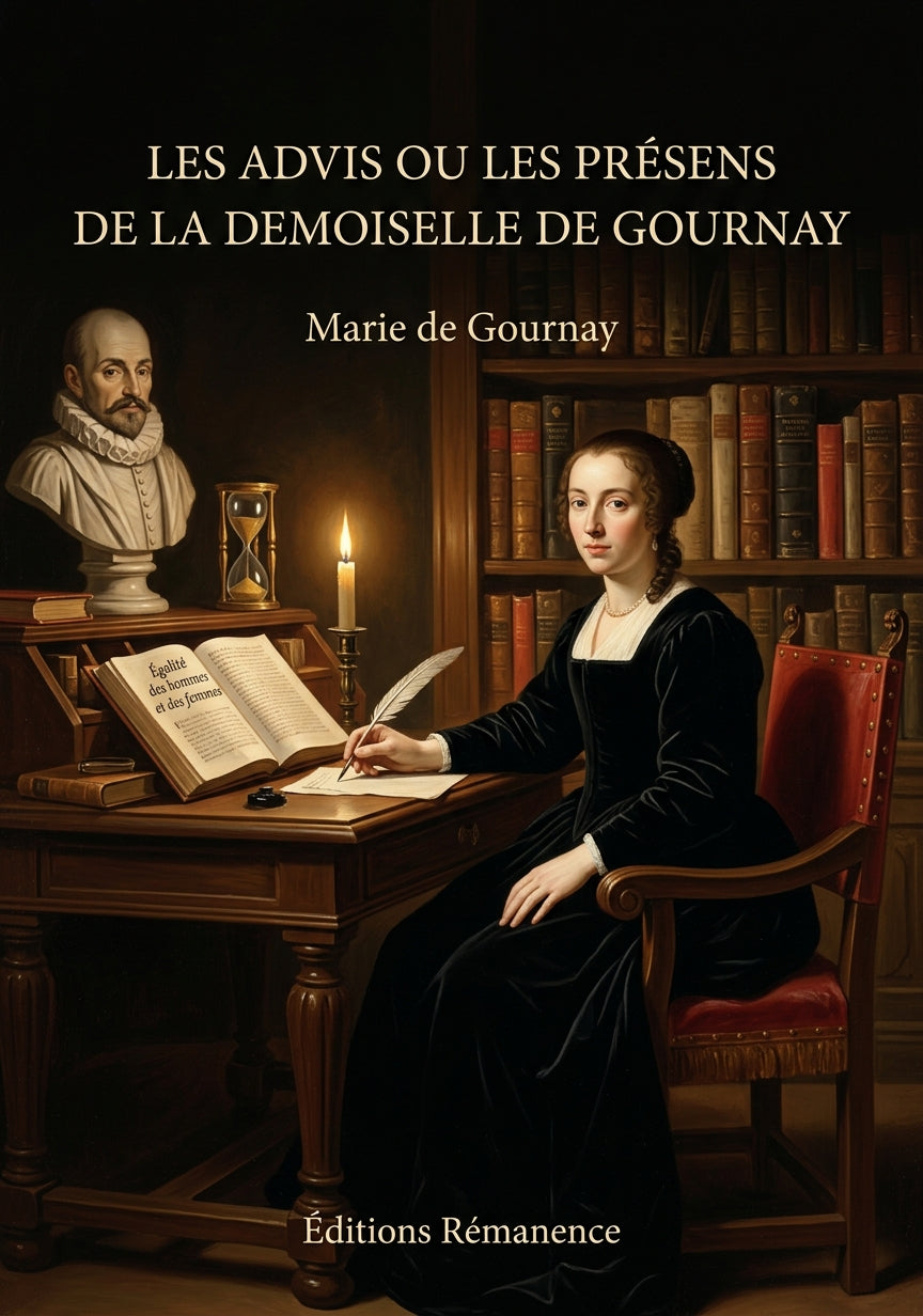 Livre Les advis ou Les présens de la demoiselle de Gournay par Marie de Gournay - Couverture - Editions Remanence