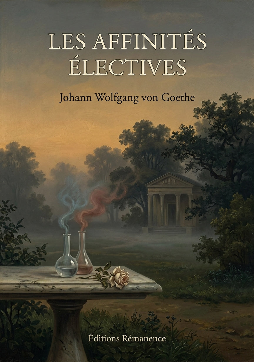 Livre Les Affinités électives par Johann Wolfgang von Goethe - Couverture - Editions Remanence