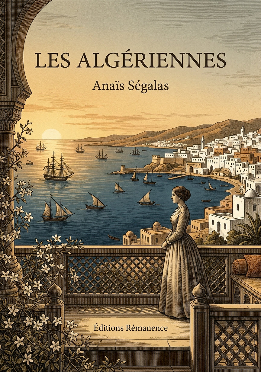 Livre Les Algériennes par Anaïs Ségalas - Couverture - Editions Remanence