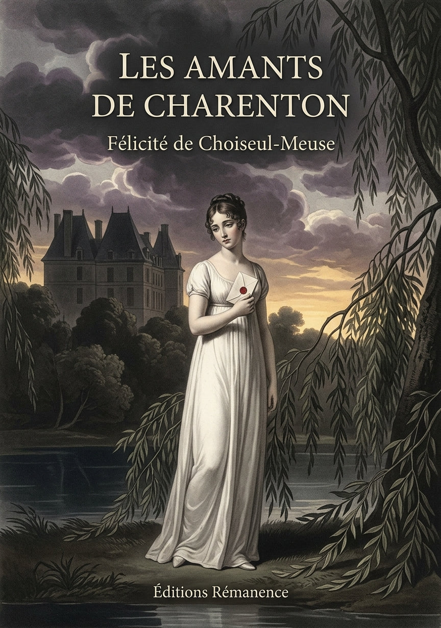Livre Les Amants de Charenton par Félicité de Choiseul-Meuse - Couverture - Editions Remanence