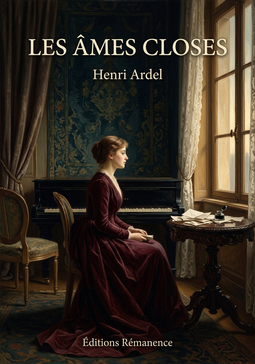 Livre Les Âmes closes par Henri Ardel - Couverture - Editions Remanence